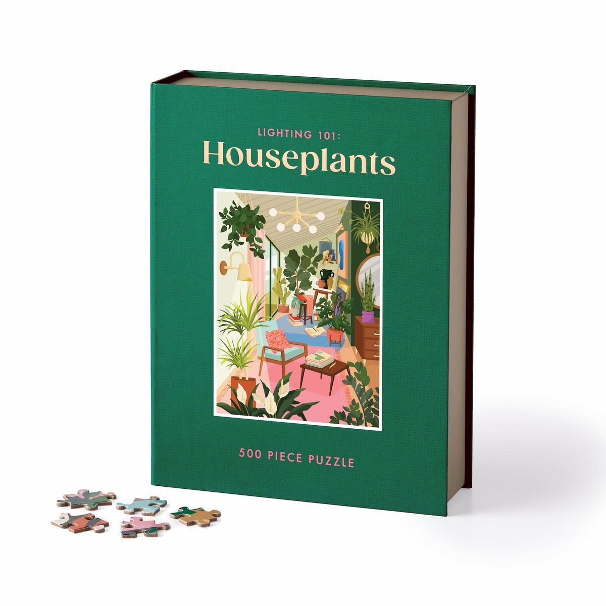 Szobanövények - díszdobozban, aranyfóliás Galison 500 darabos kirakó puzzle (GA - 9780735377950) - puzzlegarden