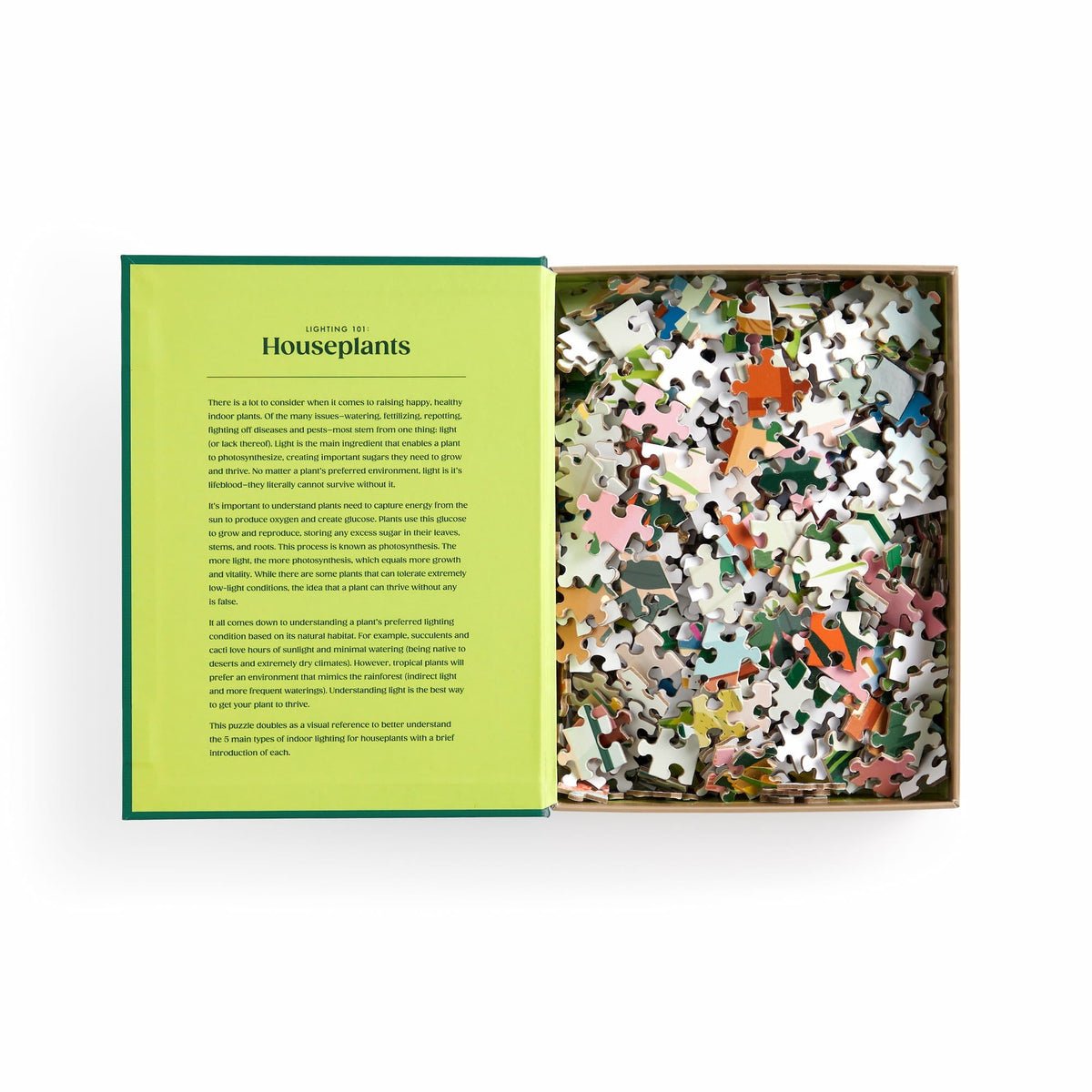 Szobanövények - díszdobozban, aranyfóliás Galison 500 darabos kirakó puzzle (GA - 9780735377950) - puzzlegarden
