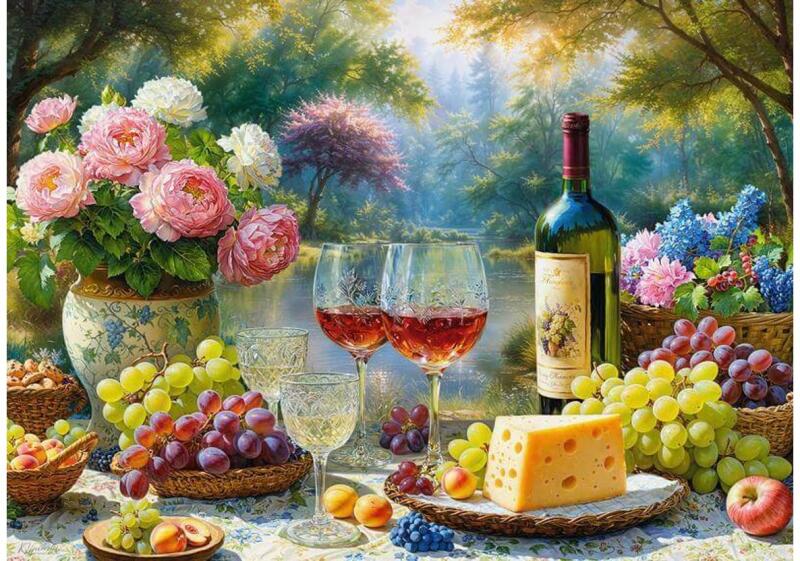 Szőlőpompás látvány Cherry Pazzi 1000 darabos kirakó puzzle (CP - 30950) - puzzlegarden