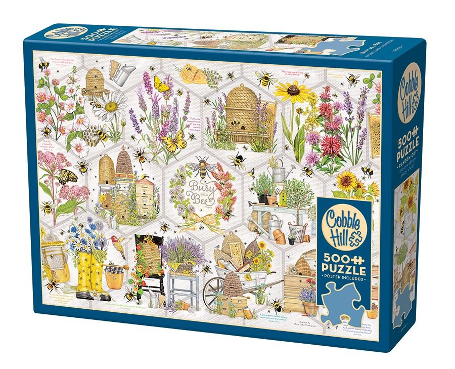 Szorgos, mint a méh Cobble Hill 500 darabos kirakó puzzle (CH - 45006) - puzzlegarden