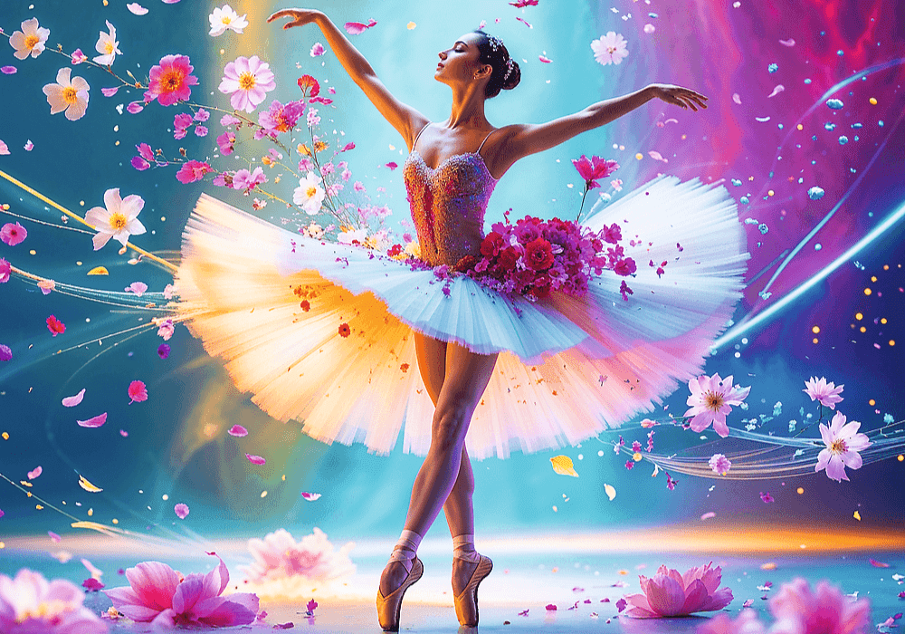 Táncoló balerina Trefl 1000 darabos kirakó puzzle (TR - 10954) - puzzlegarden