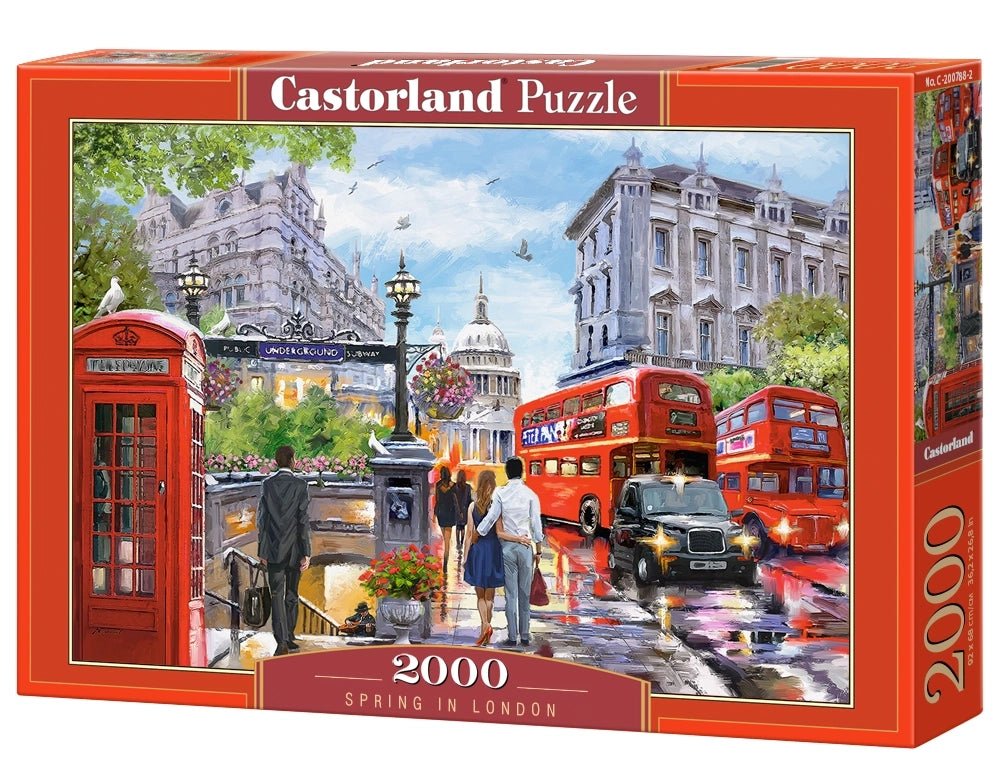 Tavasz Londonban Castorland 2000 darabos kirakó puzzle (C - 200788) - puzzlegarden