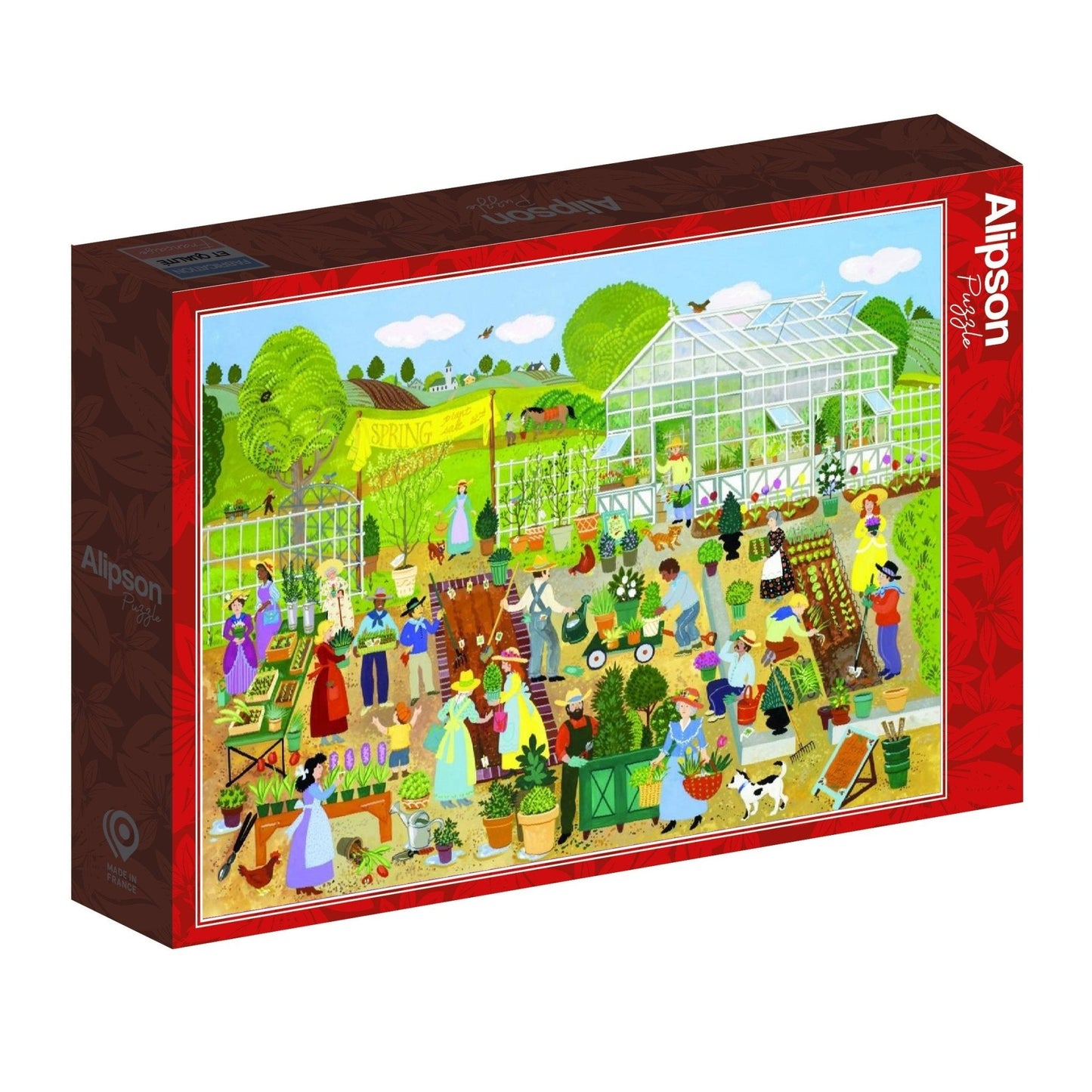 Tavaszi növényvásár Alipson 500 darabos kirakó puzzle (AL-50122) - puzzlegarden