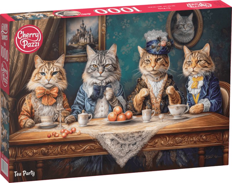 Tea - party Cherry Pazzi 1000 darabos kirakó puzzle (CP - 30660) - puzzlegarden