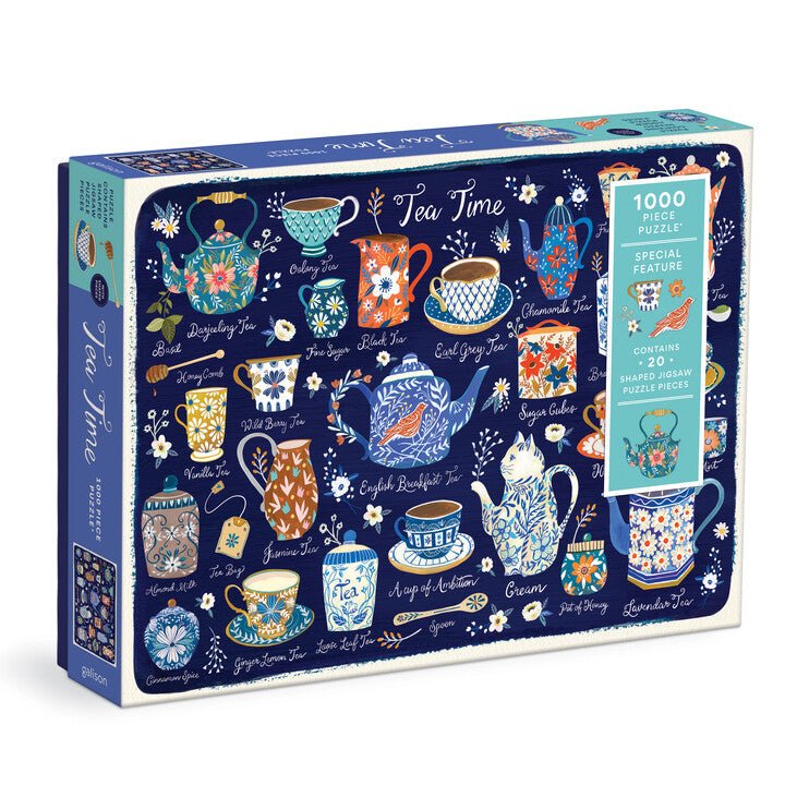 Tea Time Galison 1000 darabos kirakó puzzle (GA - 9780735374935) - puzzlegarden