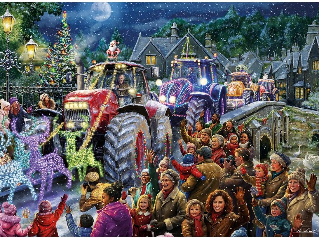 Télapó a farmon Gibsons 1000 darabos kirakó puzzle (G - G6439) - puzzlegarden