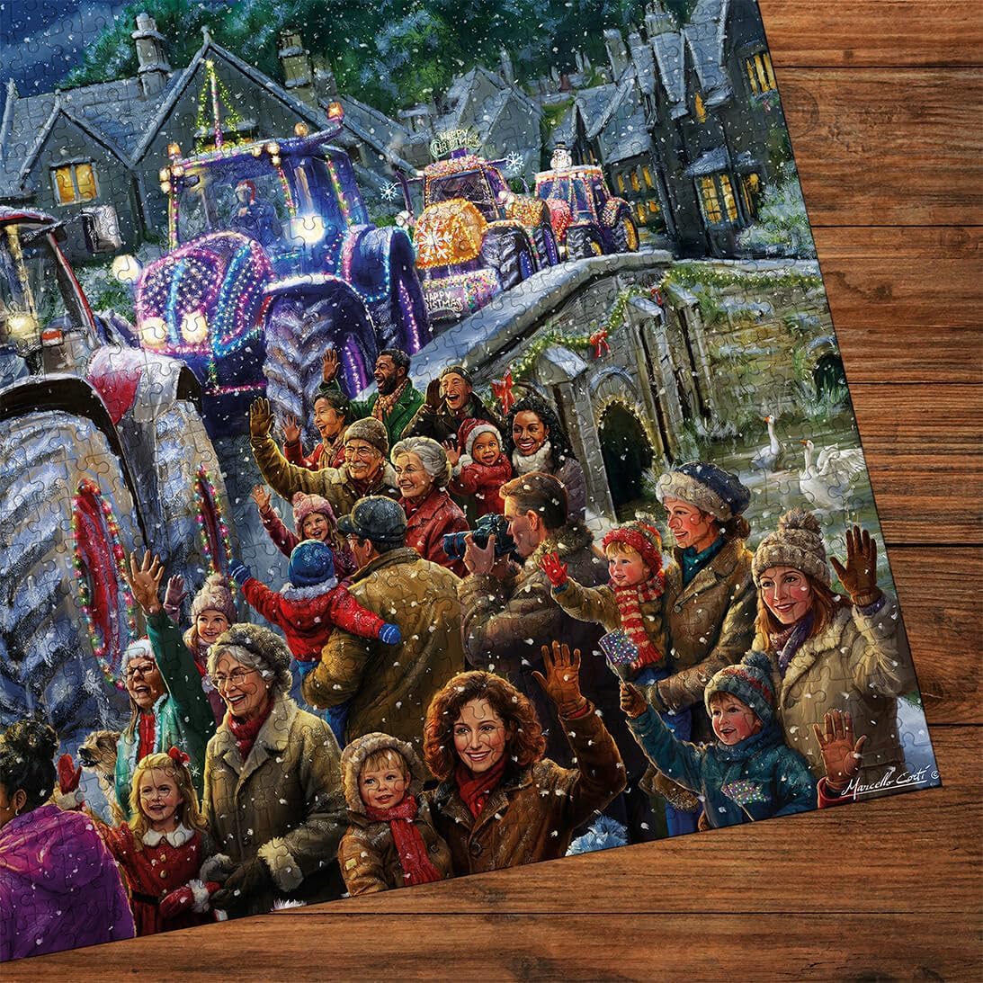 Télapó a farmon Gibsons 1000 darabos kirakó puzzle (G - G6439) - puzzlegarden