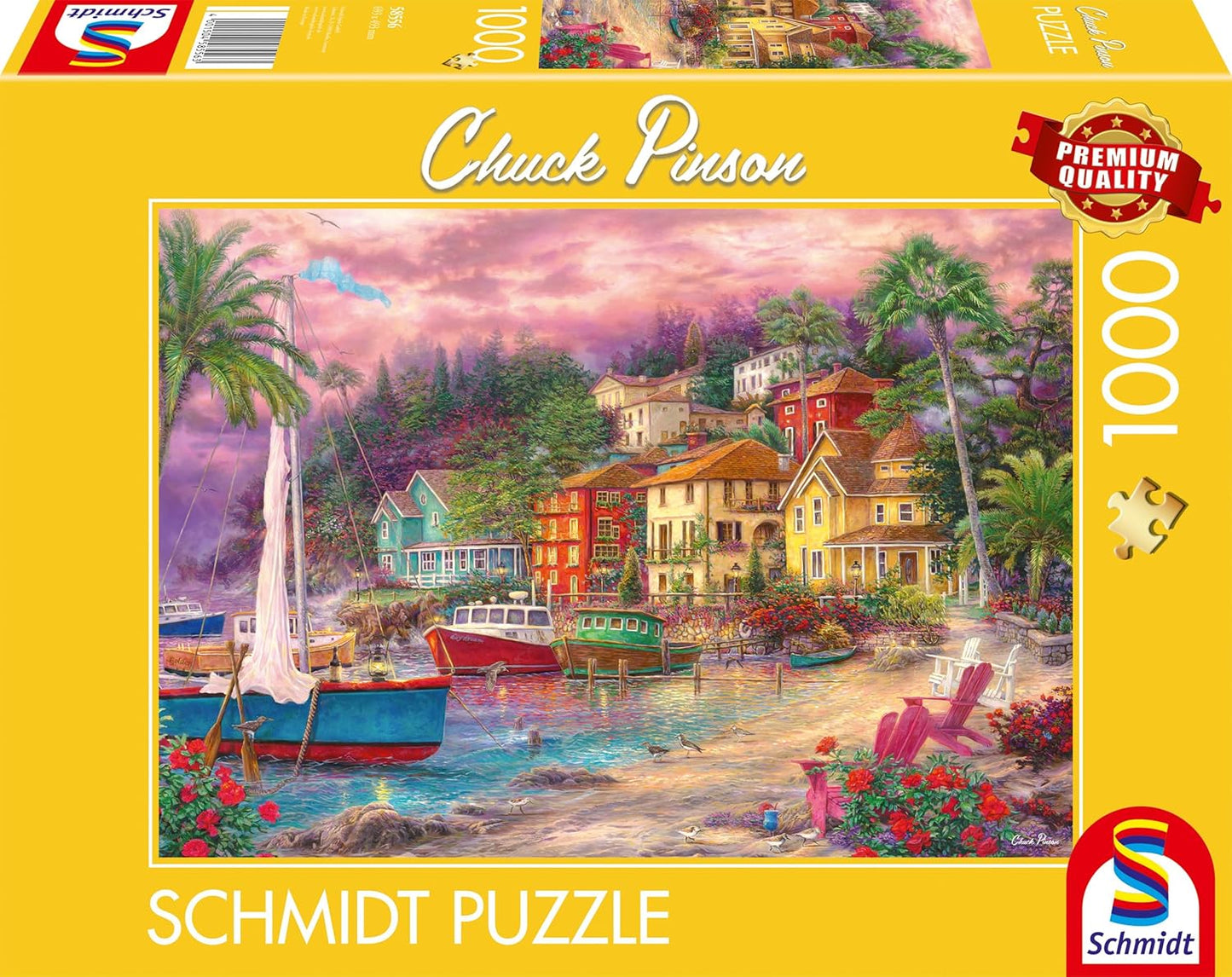 Tengerparti báj Schmidt Spiele 1000 darabos kirakó puzzle (SCH - 58556) - puzzlegarden