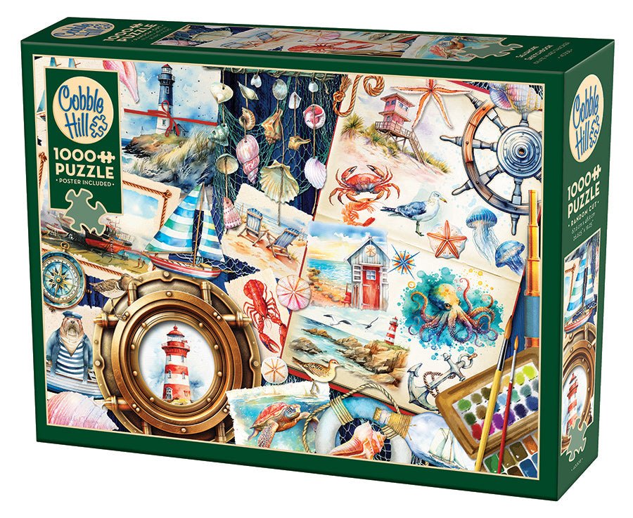 Tengerparti emlékek Cobble Hill 1000 darabos kirakó puzzle (CH - 40308) - puzzlegarden
