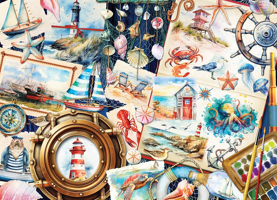 Tengerparti emlékek Cobble Hill 1000 darabos kirakó puzzle (CH - 40308) - puzzlegarden