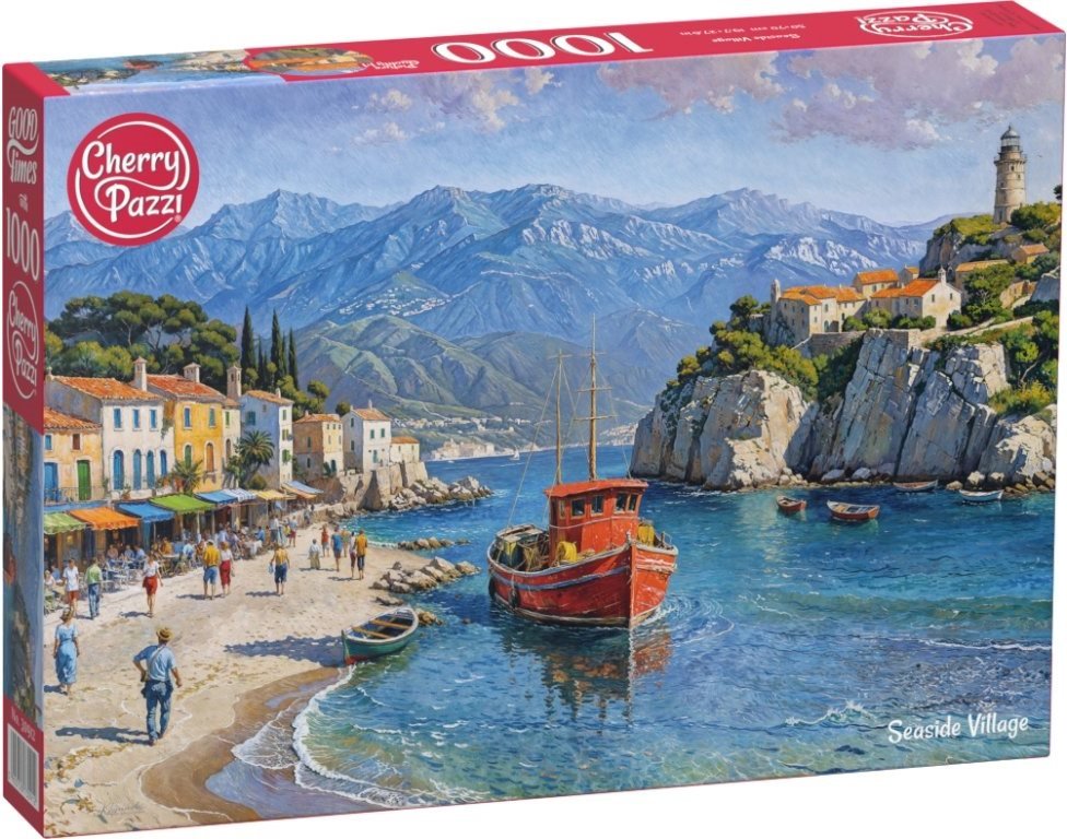 Tengerparti falu Cherry Pazzi 1000 darabos kirakó puzzle (CP - 30912) - puzzlegarden