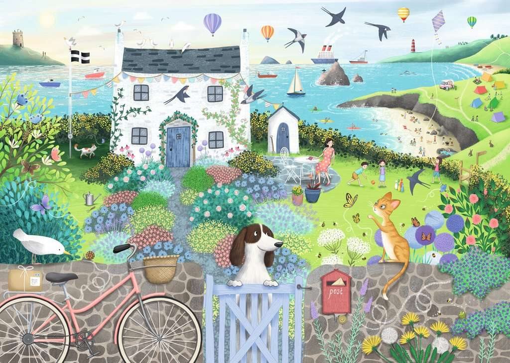 Tengerparti Kunyhó Ravensburger 1000 darabos kirakó puzzle (RA - 12001104) - puzzlegarden