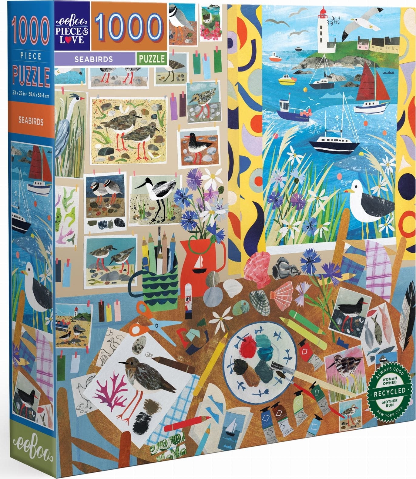 Tengerparti Madarak Eeboo 1000 darabos kirakó puzzle (EB - PZTSAB) - puzzlegarden