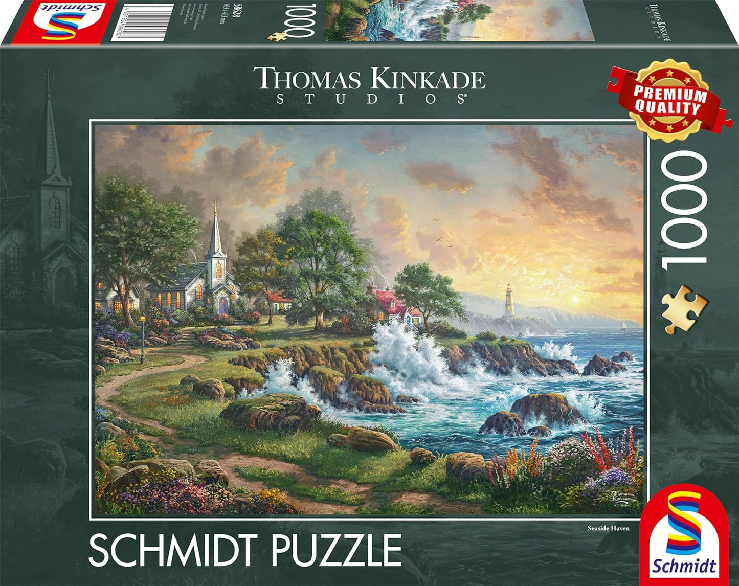 Tengerparti menedék Schmidt Spiele 1000 darabos kirakó puzzle (SCH - 58628) - puzzlegarden