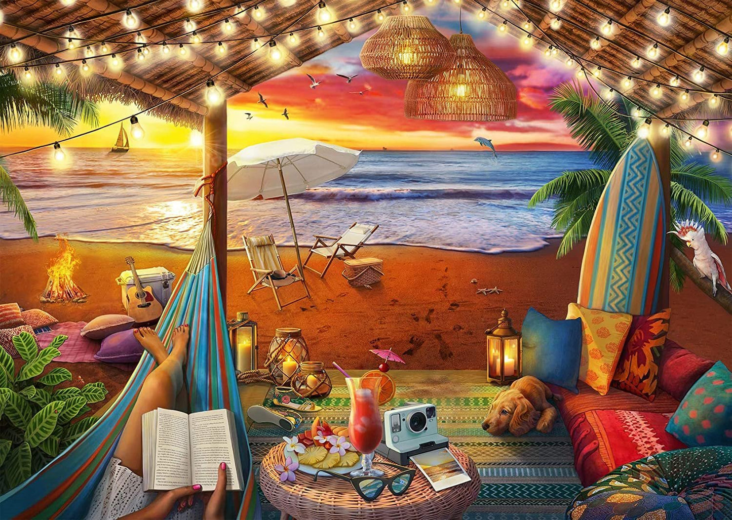 Tengerparti Nyugalom - XXL Ravensburger 500 darabos kirakó puzzle (RA - 16795) - puzzlegarden