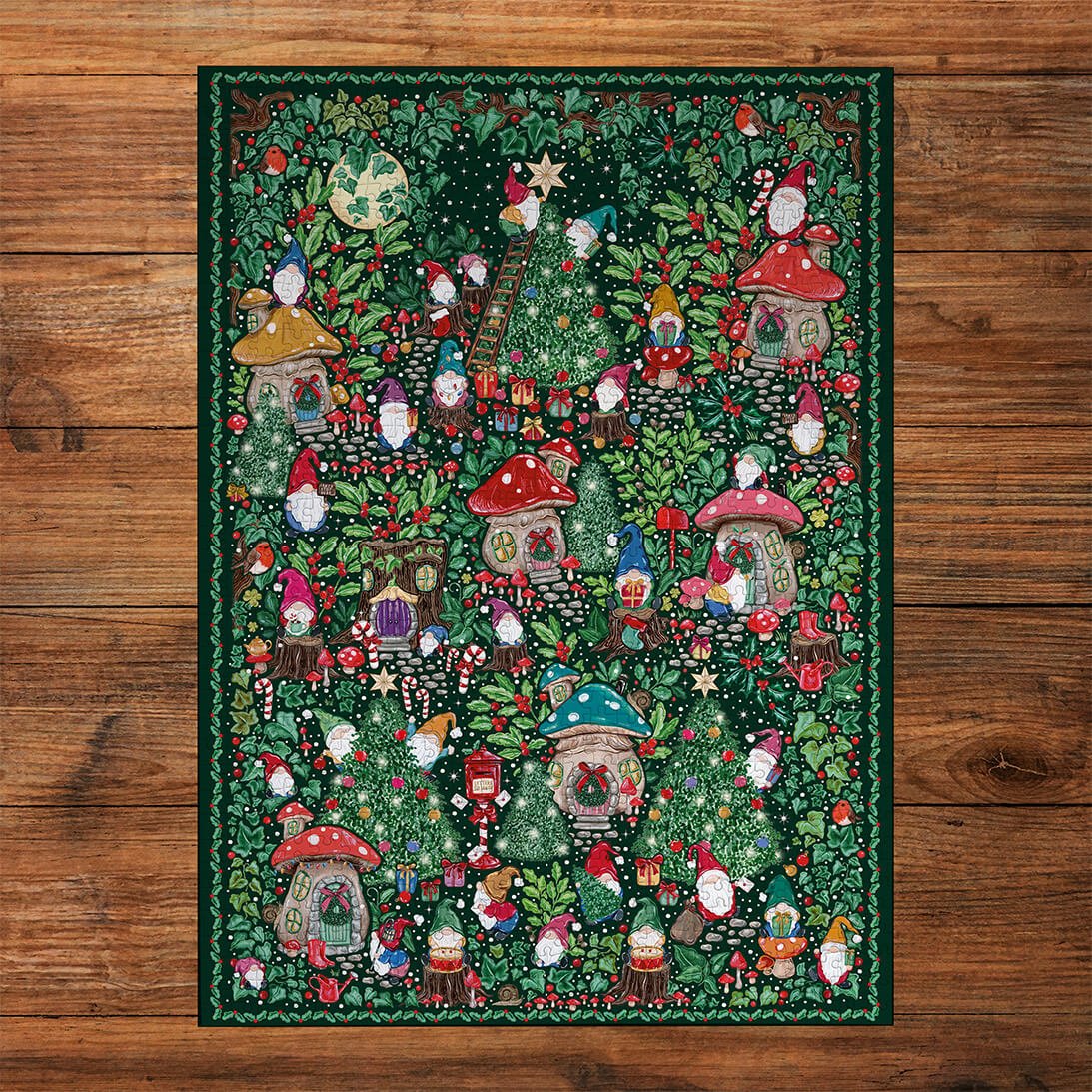 The Art File – Karácsonyi falu Gibsons 1000 darabos kirakó puzzle (G - G7221) - puzzlegarden