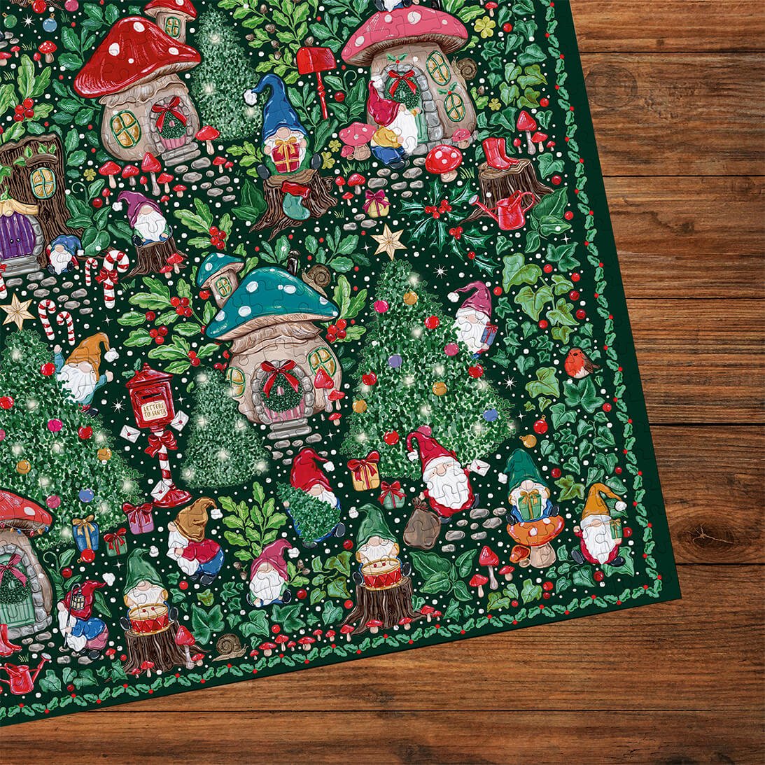 The Art File – Karácsonyi falu Gibsons 1000 darabos kirakó puzzle (G - G7221) - puzzlegarden