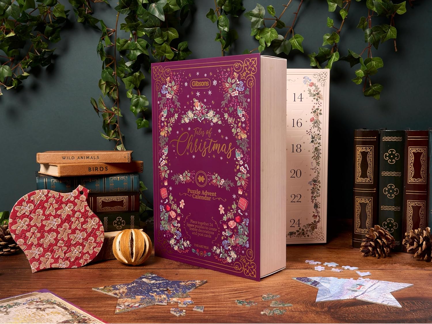 The Art File – Karácsonyi mesék adventi naptár Gibsons egyéb darabos kirakó puzzle (G - G9512) - puzzlegarden