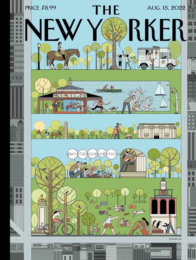 The New Yorker - Central Parki vidámság New York Puzzle Company 500 darabos kirakó puzzle (NYPC - NPZNY2372) - puzzlegarden