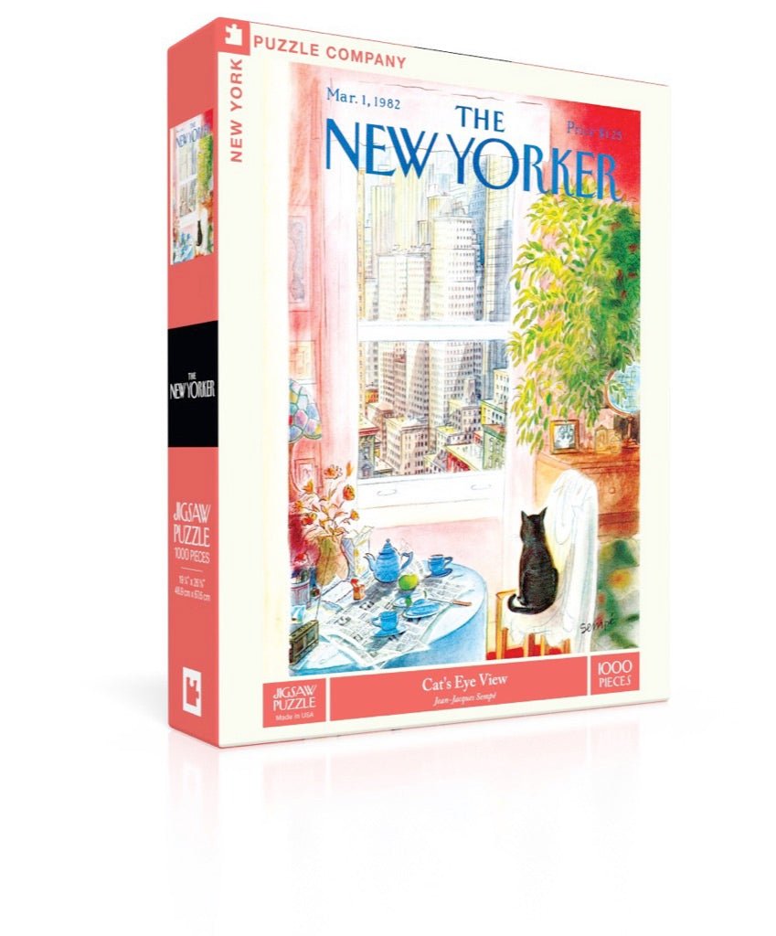 The New Yorker - Macskaszemmel New York Puzzle Company 1000 darabos kirakó puzzle (NYPC - NPZNY1708) - puzzlegarden