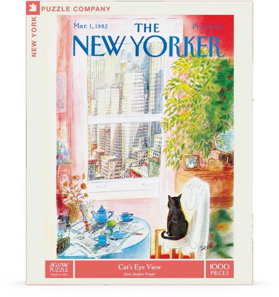 The New Yorker - Macskaszemmel New York Puzzle Company 1000 darabos kirakó puzzle (NYPC - NPZNY1708) - puzzlegarden