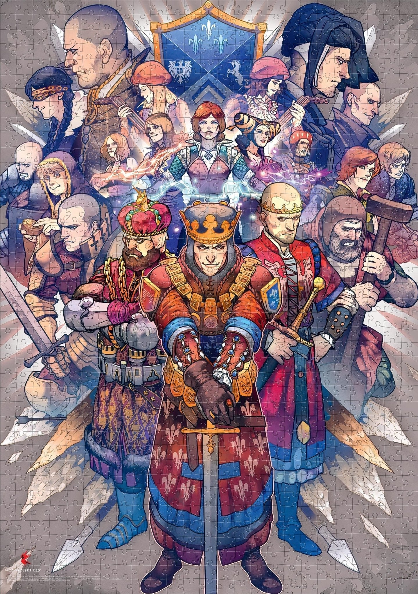 The Witcher - Északi Királyságok Good Loot 500 darabos kirakó puzzle (GL - 5908305246756) - puzzlegarden