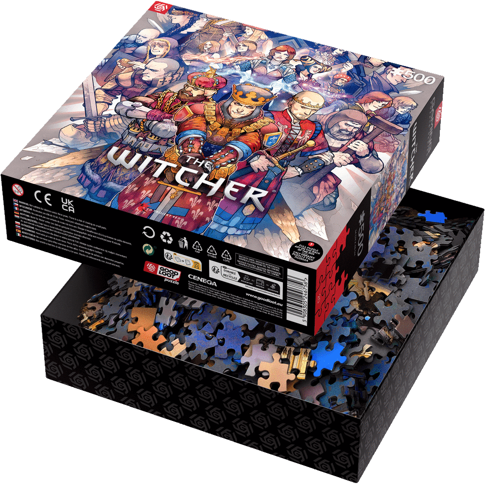 The Witcher - Északi Királyságok Good Loot 500 darabos kirakó puzzle (GL - 5908305246756) - puzzlegarden
