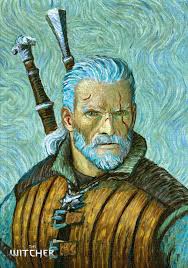 The Witcher - Geralt van Gogh stílusában Good Loot 1000 darabos kirakó puzzle (GL - 5908305247548) - puzzlegarden