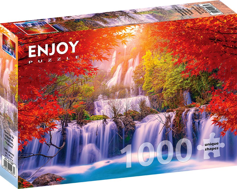 Thi Lor Su Vízesés, Thaiföld Enjoy 1000 darabos kirakó puzzle (EN - 1287) - puzzlegarden
