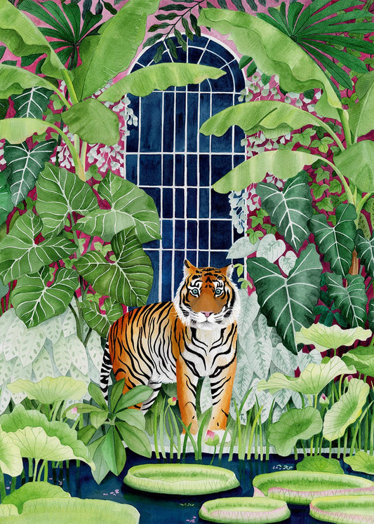 Tigris az Üvegházban Pieces & Peace 1000 darabos kirakó puzzle (PaP - 0033) - puzzlegarden