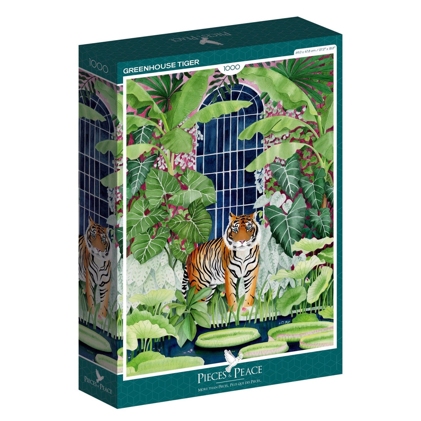 Tigris az Üvegházban Pieces & Peace 1000 darabos kirakó puzzle (PaP - 0033) - puzzlegarden