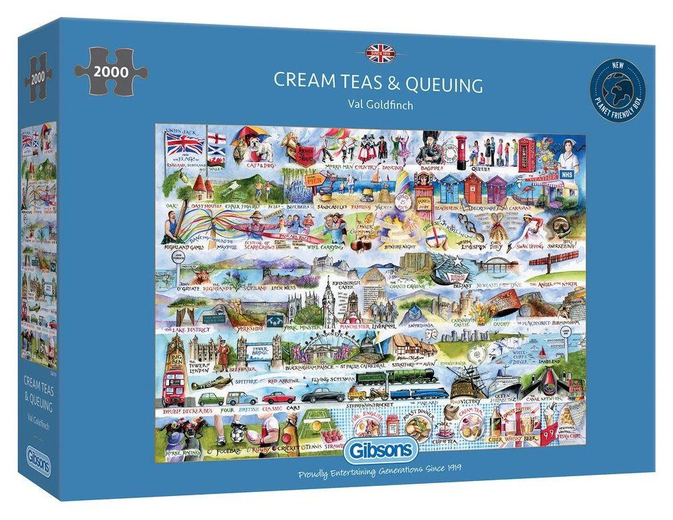 Tipikusan Angol Gibsons 2000 darabos kirakó puzzle (G - G8019) - puzzlegarden