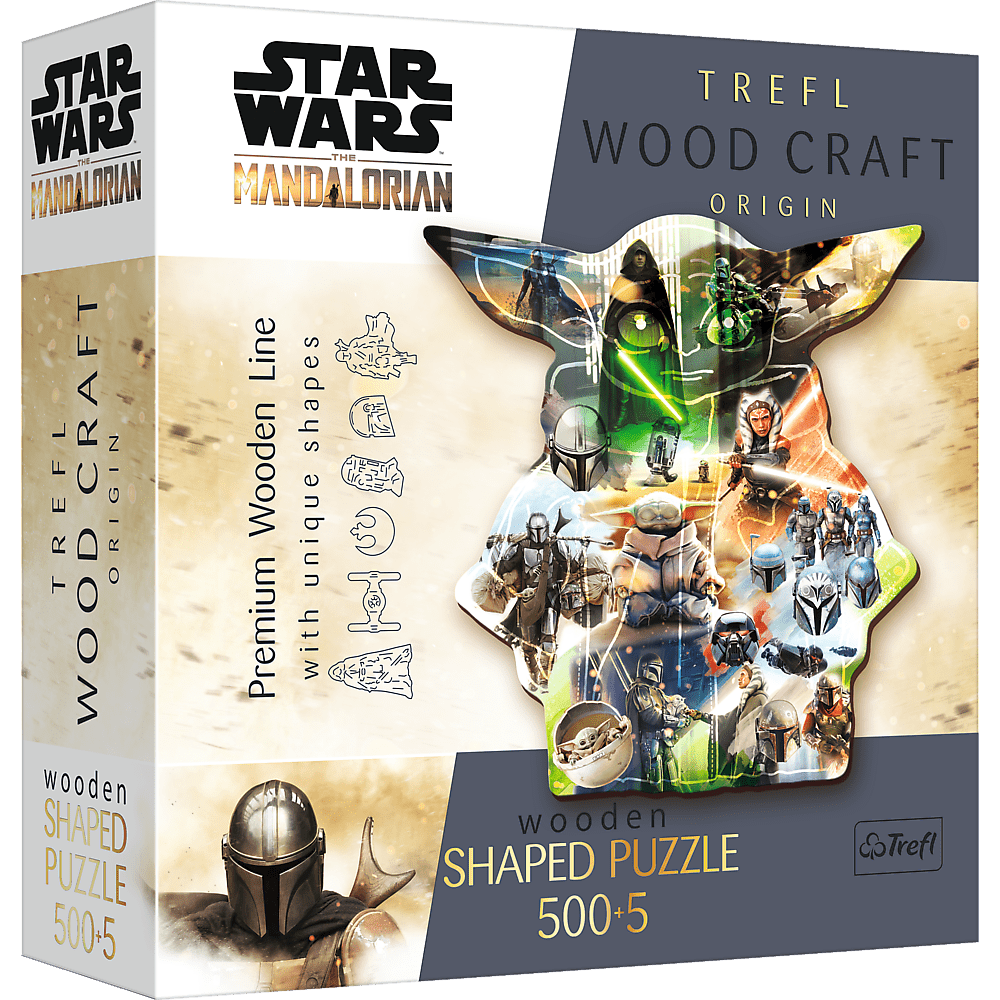 Titokzatos Grogu - Fa kirakó Trefl Wood Craft 500 darabos kirakó puzzle (TR - 20169) - puzzlegarden
