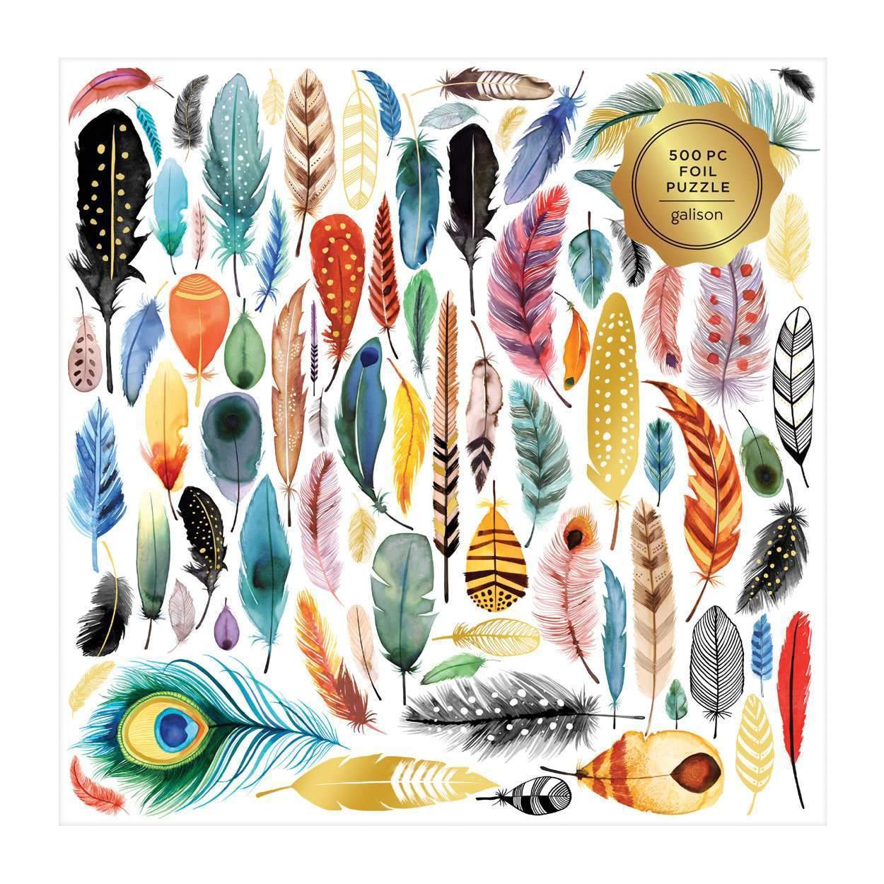 Tollak - aranyfóliás Galison 500 darabos kirakó puzzle (GA - 9780735357822) - puzzlegarden