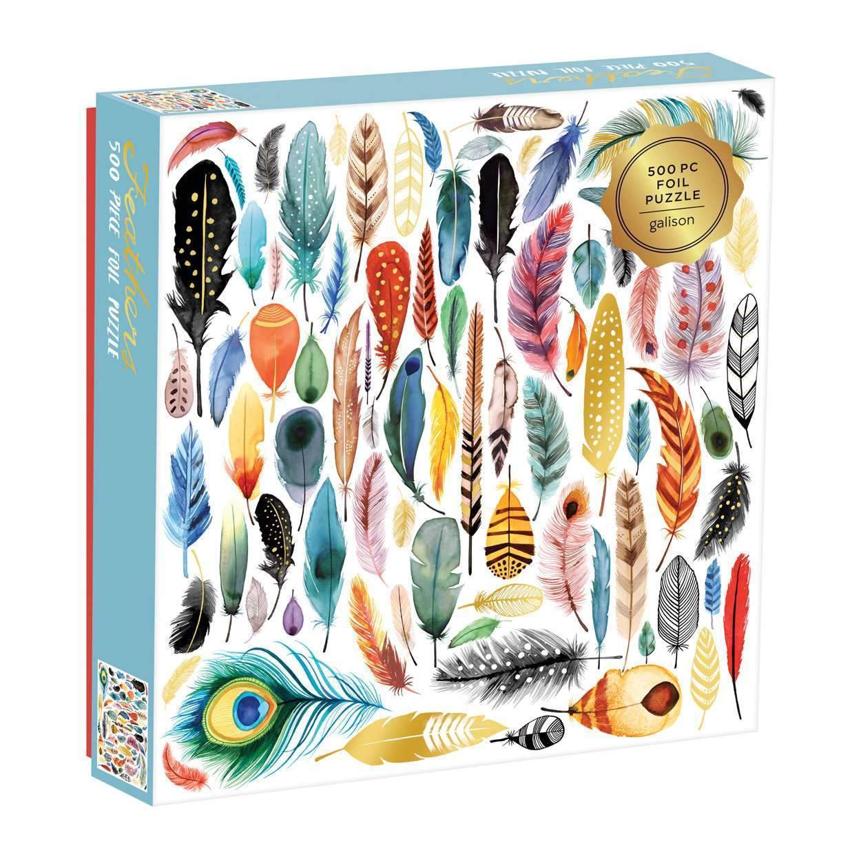 Tollak - aranyfóliás Galison 500 darabos kirakó puzzle (GA - 9780735357822) - puzzlegarden
