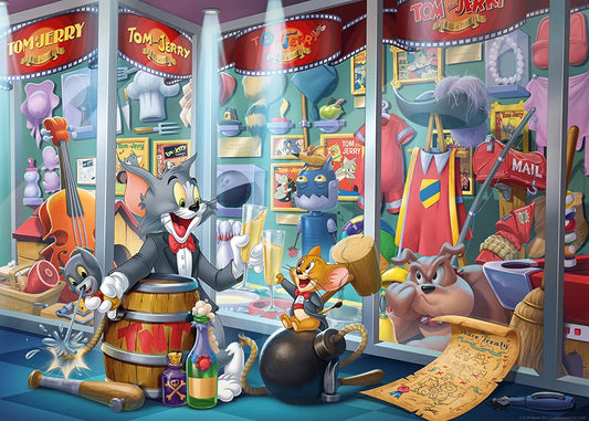 Tom és Jerry Ravensburger 1000 darabos kirakó puzzle (RA - 12000408) - puzzlegarden