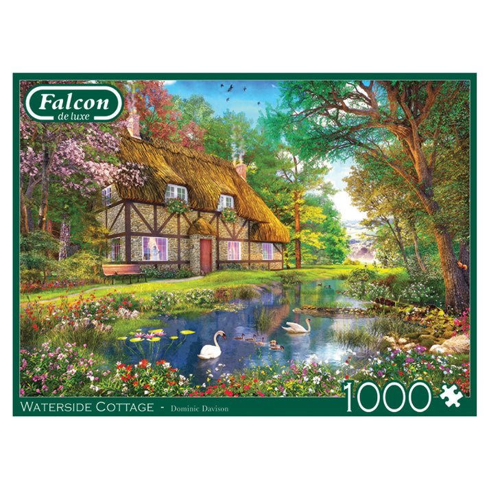 Tóparti házikó Falcon 1000 darabos kirakó puzzle (FA - 11350) - puzzlegarden