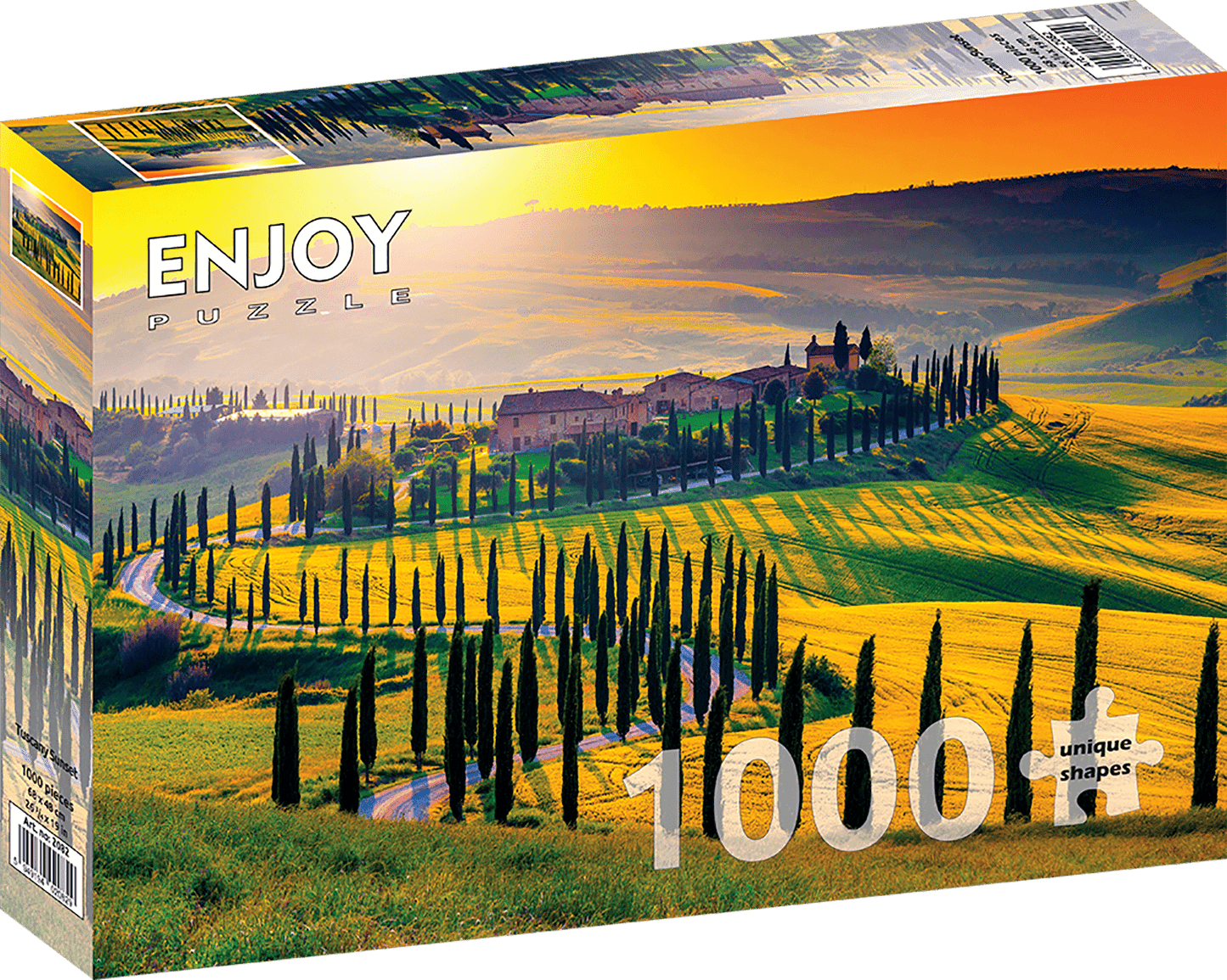 Toszkán Naplemente Enjoy 1000 darabos kirakó puzzle (EN - 2082) - puzzlegarden