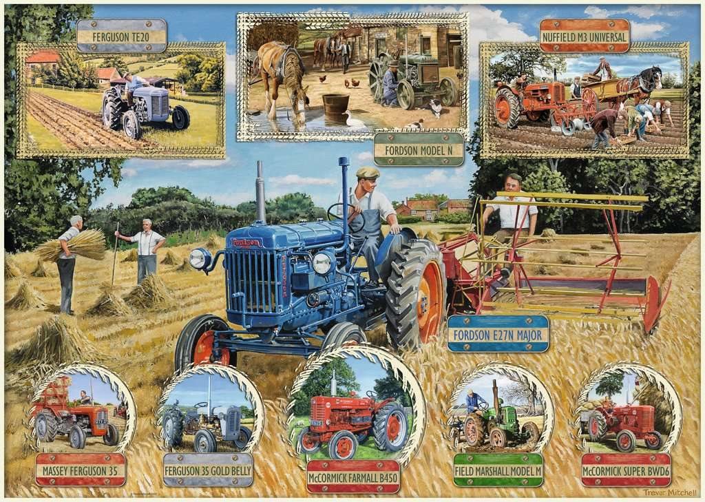 Traktor Ravensburger 1000 darabos kirakó puzzle (RA - 17301) - puzzlegarden
