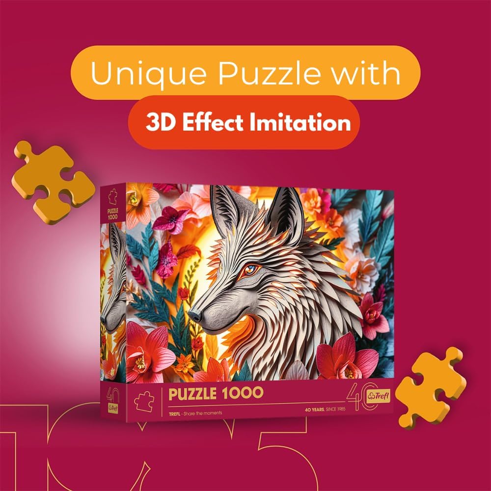 Trefl 40 Éves Jubileum - Farkas Trefl 1000 darabos kirakó puzzle (TR - 40041) - puzzlegarden
