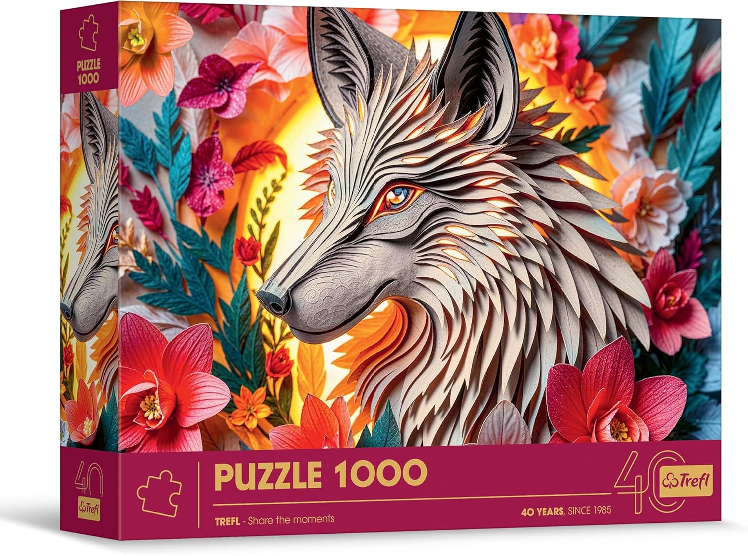Trefl 40 Éves Jubileum - Farkas Trefl 1000 darabos kirakó puzzle (TR - 40041) - puzzlegarden
