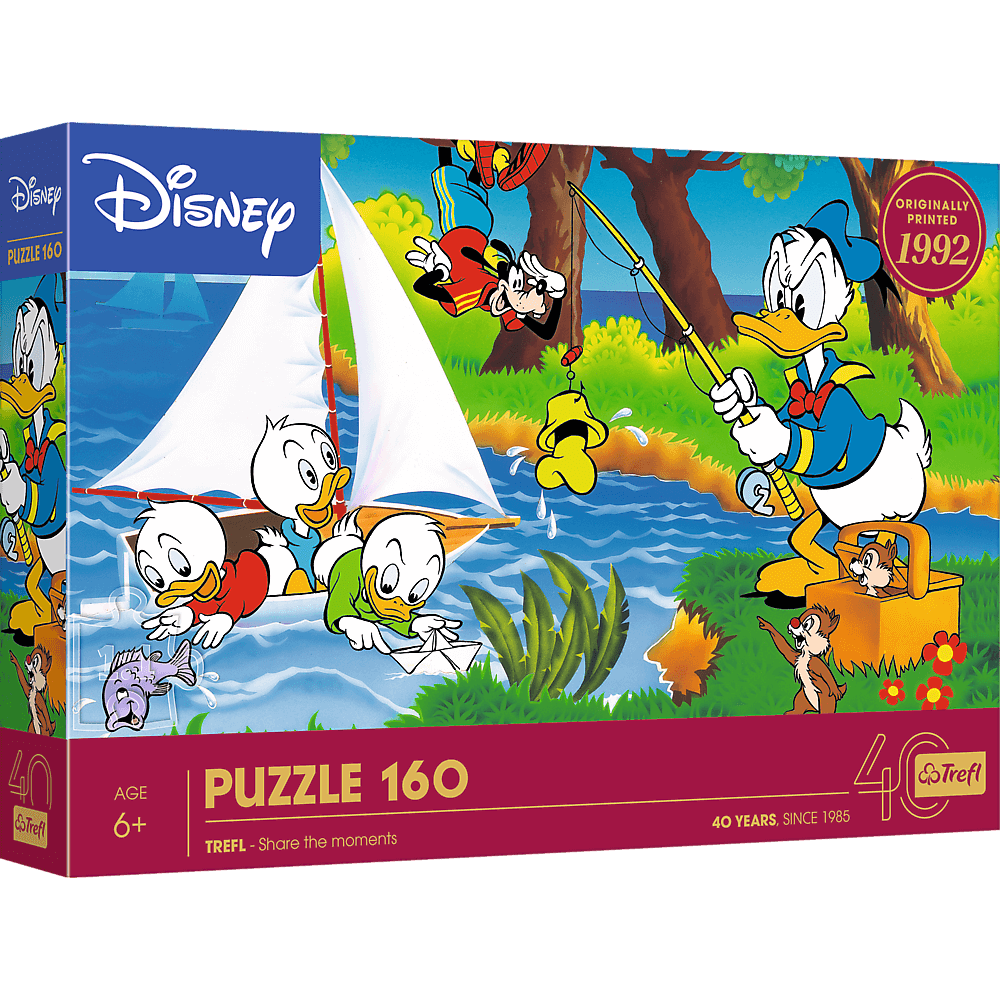 Trefl 40 Éves Jubileum – Kaland a tóparton Trefl 160 darabos kirakó puzzle (TR - 40053) - puzzlegarden