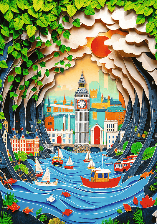 Trefl 40 Éves Jubileum - London Trefl 1000 darabos kirakó puzzle (TR - 40043) - puzzlegarden