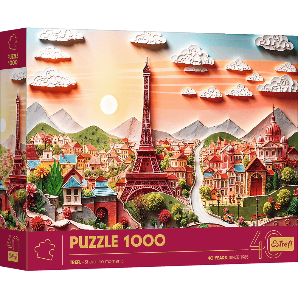 Trefl 40 Éves Jubileum - Párizs Trefl 1000 darabos kirakó puzzle (TR - 40044) - puzzlegarden