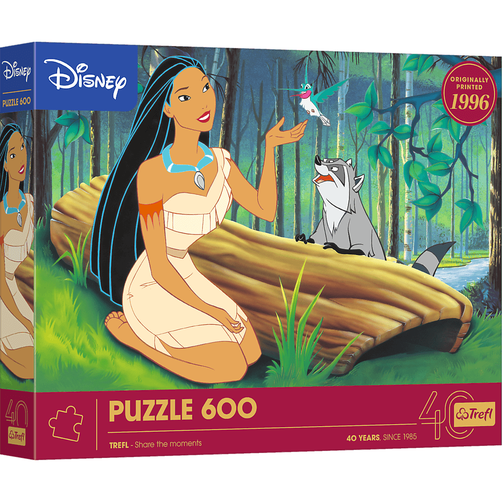 Trefl 40 Éves Jubileum - Pocahontas Trefl 600 darabos kirakó puzzle (TR - 37605) - puzzlegarden