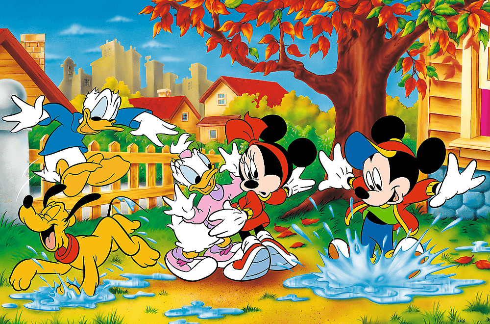 Trefl 40 Éves Jubileum – Pocsolyázás Trefl 160 darabos kirakó puzzle (TR - 40055) - puzzlegarden