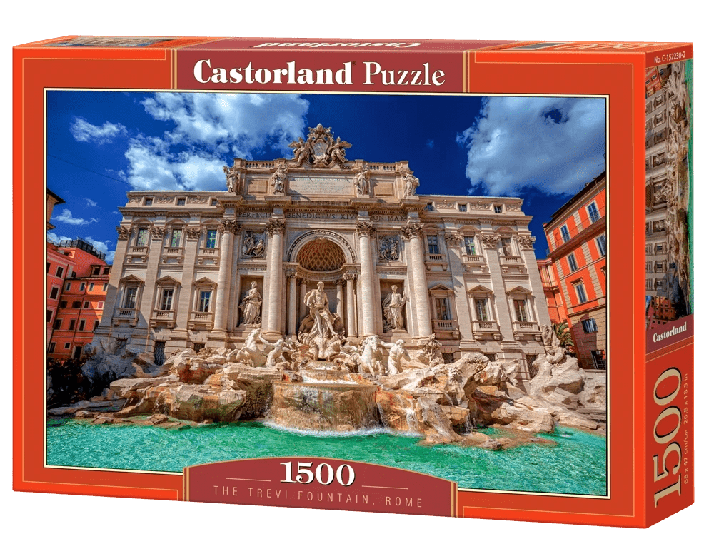 Trevi - kút, Róma Castorland 1500 darabos kirakó puzzle (C - 152230) - puzzlegarden