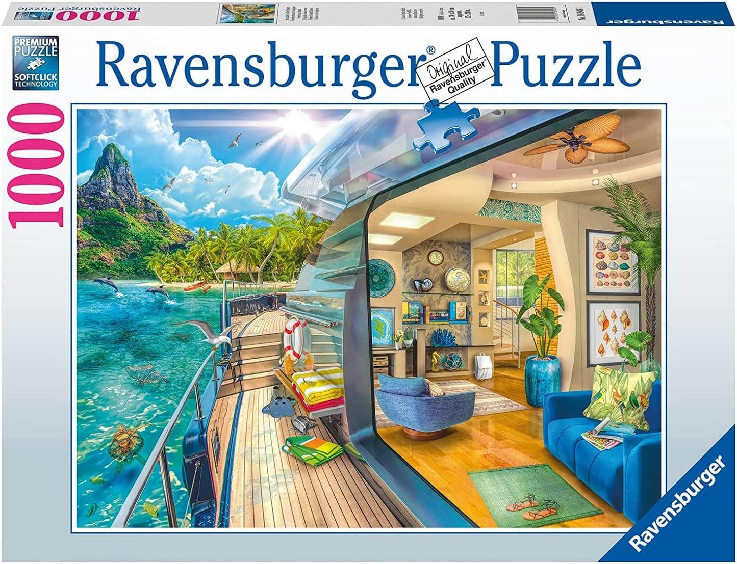 Trópusi hajókázás Ravensburger 1000 darabos kirakó puzzle (RA - 16948) - puzzlegarden