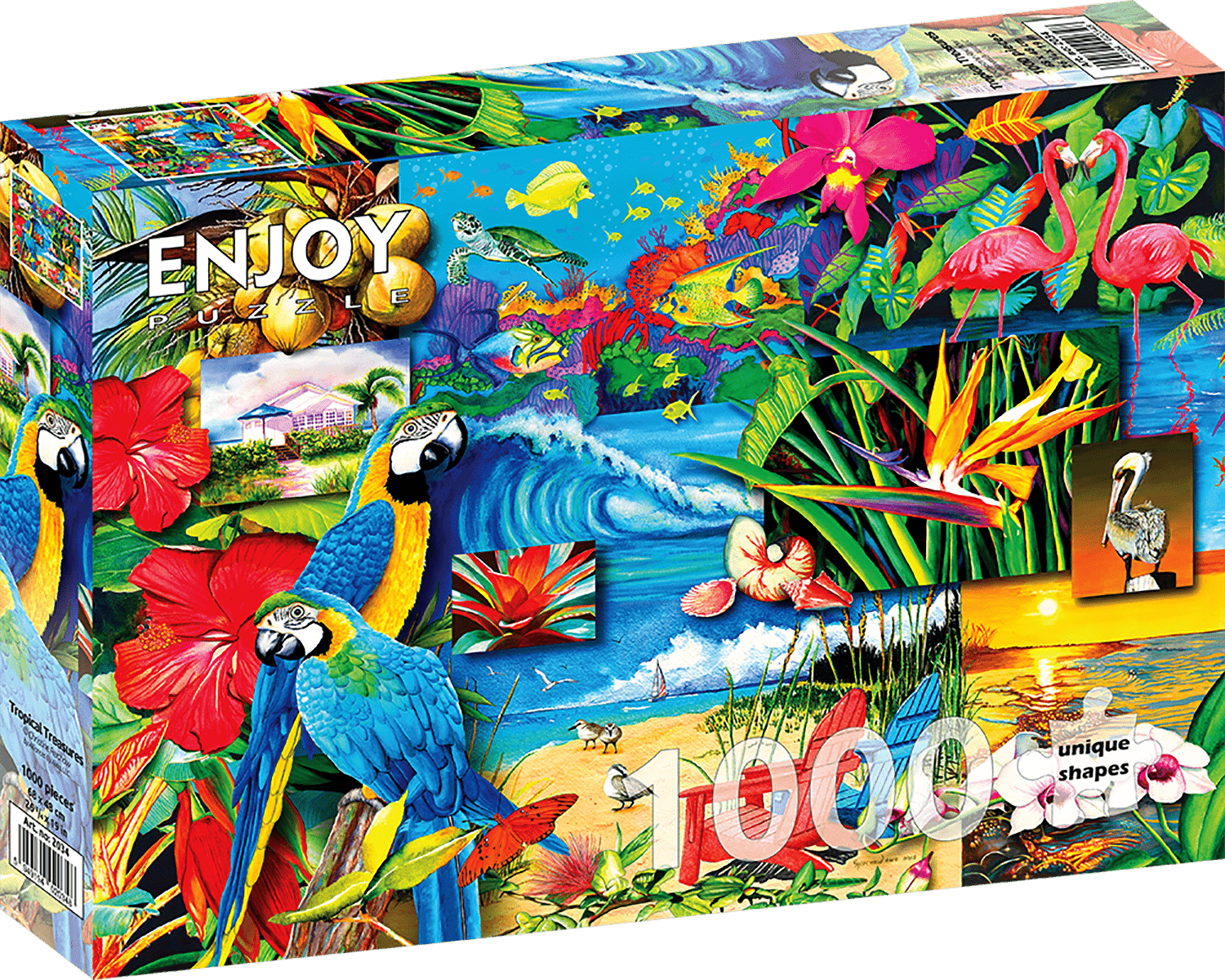 Trópusi Kincsek Enjoy 1000 darabos kirakó puzzle (EN - 2034) - puzzlegarden