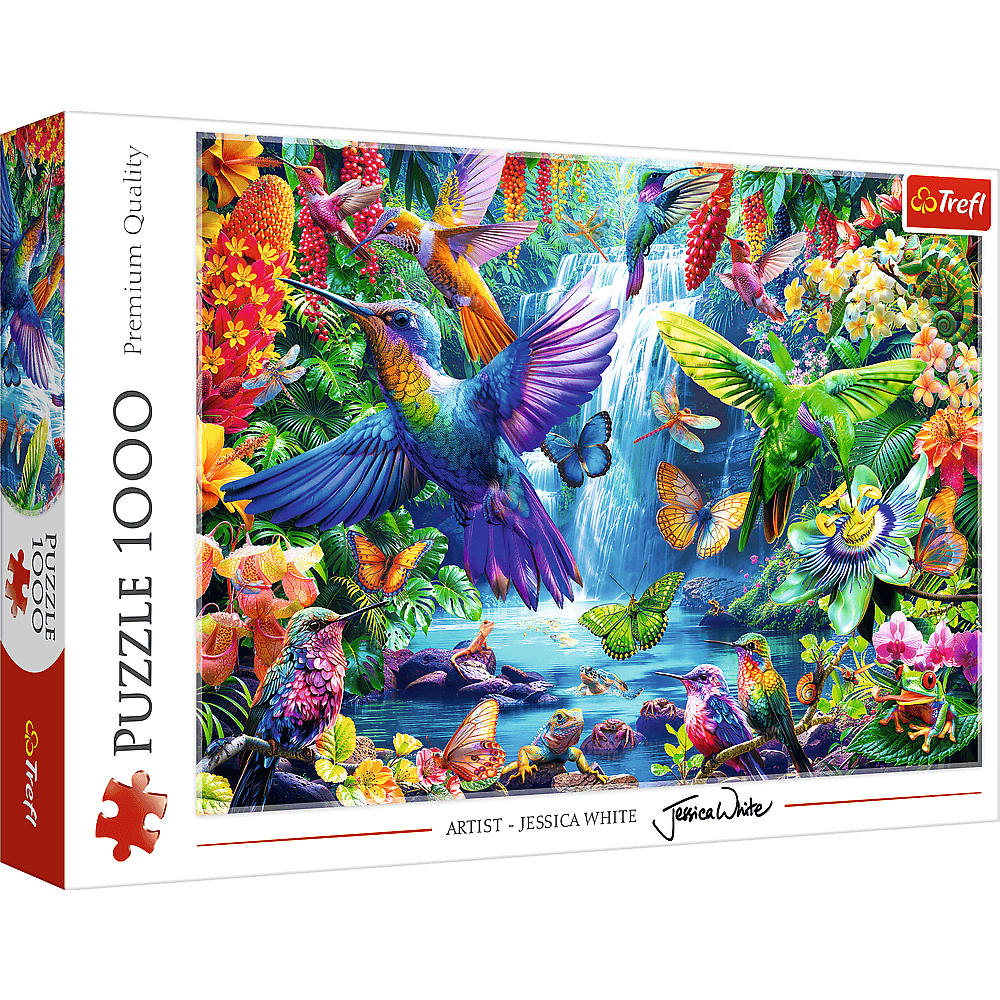 Trópusi kolibrik Trefl 1000 darabos kirakó puzzle (TR - 10880) - puzzlegarden